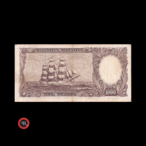 ARGENTINA 1000 PESOS 1957 BOT#2141 COL#530a