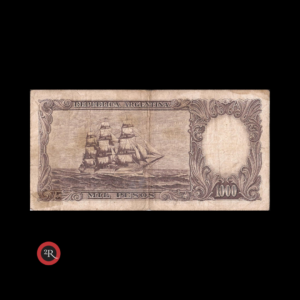 ARGENTINA 1000 PESOS 1958 BOT#2142a COL#530c