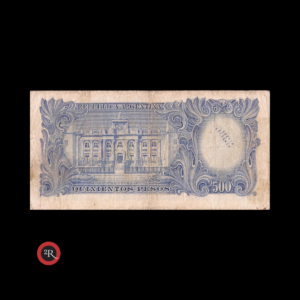 ARGENTINA 500 PESOS 1948 BOT#2090 COL#510a