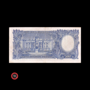 ARGENTINA 500 PESOS 1948 BOT#2090 COL#510a