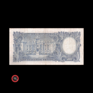 ARGENTINA 500 PESOS 1953 BOT#2097 COL#512b