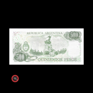 ARGENTINA 500 PESOS LEY 18188 1978 BOT#2424 COL#645b