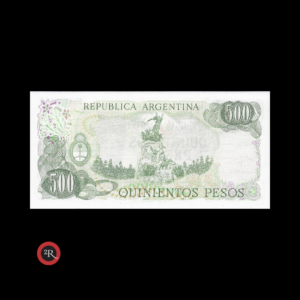 ARGENTINA 500 PESOS LEY 18188 1979 BOT#2425a COL#645e