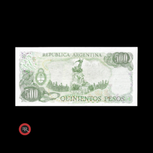 ARGENTINA 500 PESOS LEY 18188 1979 BOT#2428a COL#646e