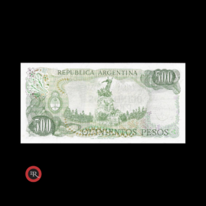 ARGENTINA 500 PESOS LEY 18188 1981 BOT#2430c COL#646o