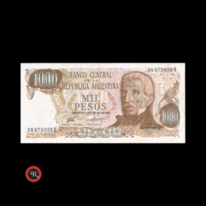 ARGENTINA 1000 PESOS LEY 18188  1976 BOT#2442 COL#650b