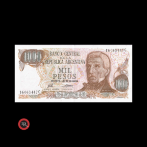 ARGENTINA 1000 PESOS LEY 18188 1976 BOT#2443 COL#650c