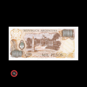 ARGENTINA 1000 PESOS LEY 18188 1979 BOT#2449a COL#652b