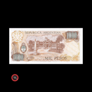 ARGENTINA 1000 PESOS LEY 18188 1979 BOT#2449b COL#652c