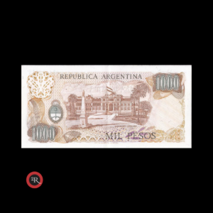 ARGENTINA 1000 PESOS LEY 18188 1981 BOT#2454 COL#652p