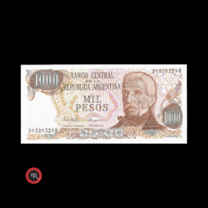 ARGENTINA 1000 PESOS LEY 18188 1982 BOT#2459a COL#655b