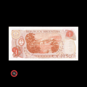 ARGENTINA 1 PESO LEY 18188 1972 BOT#2307 COL#602c