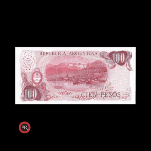 ARGENTINA 100 PESOS LEY 18188 1972 BOT#2388 COL#632a