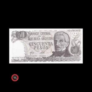 ARGENTINA 50 PESOS LEY 18188 1978 BOT#2380 COL#629d