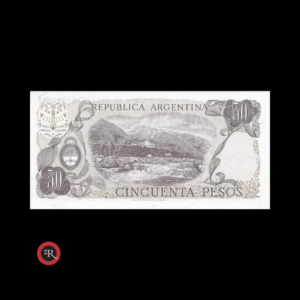 ARGENTINA 50 PESOS LEY 18188 1978 BOT#2380 COL#629d