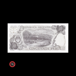 ARGENTINA 50 PESOS LEY 18188 1978 BOT#2381a COL#629g