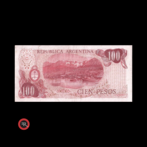 ARGENTINA 100 PESOS LEY 18188 1971 BOT#2385 COL#631a