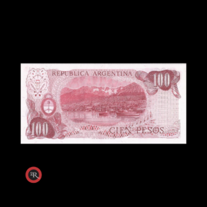 ARGENTINA 100 PESOS LEY 18188 1973 BOT#2389 COL#632b