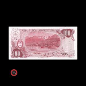 ARGENTINA 100 PESOS LEY 18188 1973 BOT#2389 COL#632b