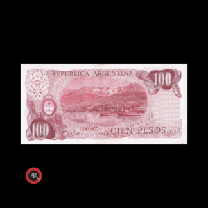 ARGENTINA 100 PESOS LEY 18188 1973 BOT#2390 COL#632c