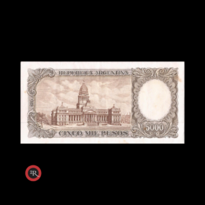 ARGENTINA 5000 PESOS 1963 BOT#2172 COL#541b