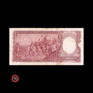 ARGENTINA 10000 PESOS 1965 BOT#2189 COL#548a