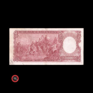 ARGENTINA 10000 PESOS 1967 BOT#2195 COL#550a