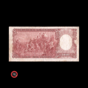 ARGENTINA 10000 PESOS 1967 BOT#2195 COL#550a