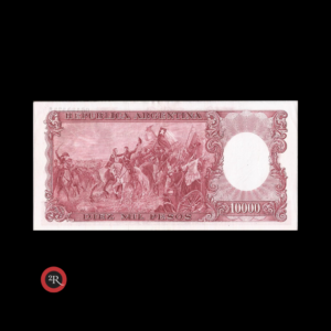 ARGENTINA 10000 PESOS 1965 BOT#2189 COL#548a