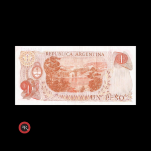 ARGENTINA 1 PESO LEY 18188 1971 BOT#2303 COL#601c