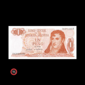 ARGENTINA 1 PESO LEY 18188 1971 BOT#2305 COL#602a