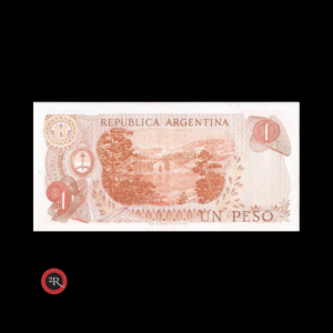 ARGENTINA 1 PESO LEY 18188 1971 BOT#2306 COL#602b