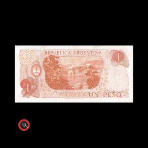 ARGENTINA 1 PESO LEY 18188 1972 BOT#2309 COL#603a