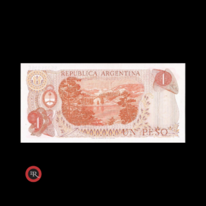 ARGENTINA 1 PESO LEY 18188 1972 BOT#2311 COL#604a