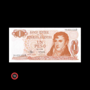 ARGENTINA 1 PESO LEY 18188 1973 BOT#2315 COL#605a