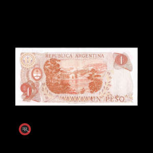 ARGENTINA 1 PESO LEY 18188 1973 BOT#2315 COL#605a