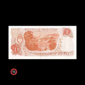 ARGENTINA 1 PESO LEY 18188 1974 BOT#2319a COL#606d