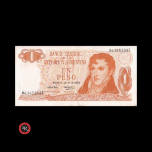 ARGENTINA 1 PESO LEY 18188 1974 BOT#2319a COL#606d