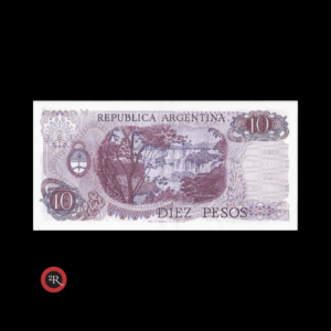 ARGENTINA 10 PESOS LEY 18188 BOT#2356 COL#619a