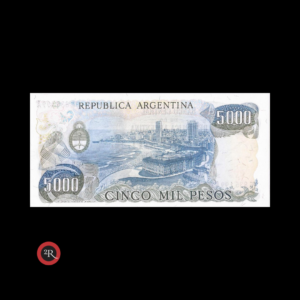 ARGENTINA 5000  PESOS LEY 18188 1979 BOT#2468 COL#658b