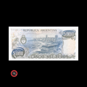 ARGENTINA 5000 PESOS LEY 18188 1979 BOT#2468a COL#658c