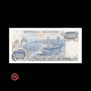 ARGENTINA 5000 PESOS LEY 18188 1980 BOT#2469b COL#658g