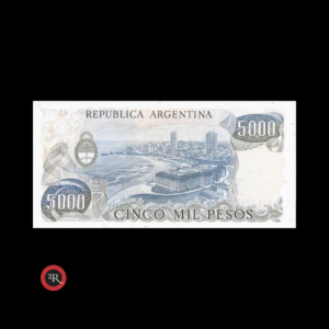 ARGENTINA 5000 PESOS LEY 18188 1981 BOT#2471b COL#658m