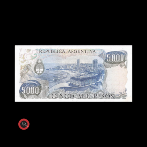 ARGENTINA 5000 PESOS LEY 18188 1982 BOT#2474 COL#659b