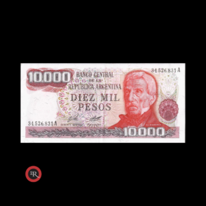 ARGENTINA 10000 PESOS LEY 18188 1977 BOT#2479 COL#661b