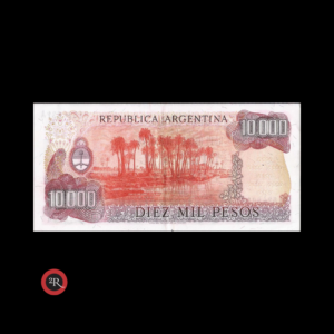 ARGENTINA 10000 PESOS LEY 18188 1977 BOT#2479 COL#661b