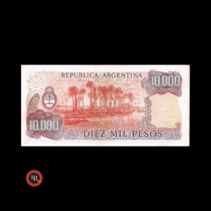 ARGENTINA 10000 PESOS LEY 18188 1977 BOT#2479 COL#661b