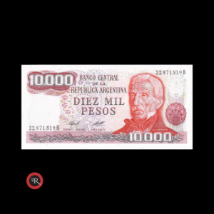 ARGENTINA 10000 PESOS LEY 18188 1977 BOT#2482 COL#662b