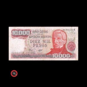 ARGENTINA 10000 PESOS LEY 18188 1978 BOT#2483 COL#662c