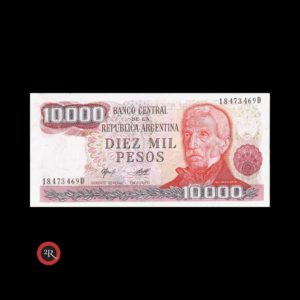 ARGENTINA 10000 PESOS LEY 18188 1978 BOT#2485a COL#662h